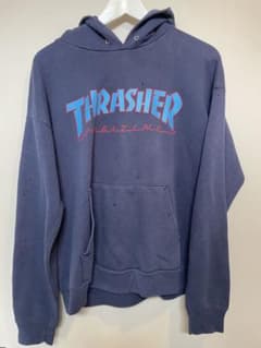 S*O様 THRASHER パーカー スラッシャー サイズLARGE ヴィンテー S*O様 THRASHER パーカー スラッシャー サイズLARGE ヴィンテー - メルカリ