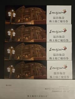 飯田グループ 株主優待 江の島アイランドスパ(エノスパ)4枚のサムネイル