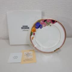 Noritake THE GINZA プレート 皿 18cm 金彩 花柄 - メルカリ