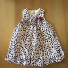 Love&Peace&Money 花柄ワンピース 90cmのサムネイル