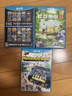Wii U ゲームソフト 3本セットのサムネイル