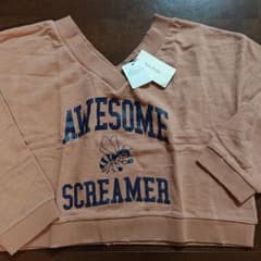 ロデオクラウンズ★ダメージ加工ショート丈トレーナーのサムネイル