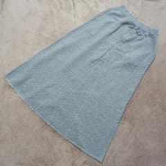 GU キッズ スウェット ロングスカート グレー １５０cmのサムネイル
