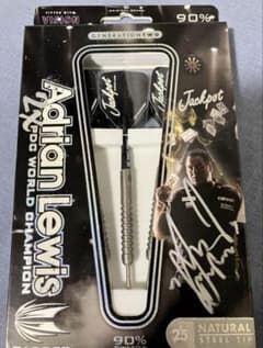 Adrian Lewis g2サイン入りダーツ 90%タングステン 25gのサムネイル