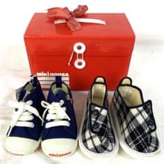 Mikihouse Hanekko Sneakers Slip-on 12cm EE 13.5cm with Box