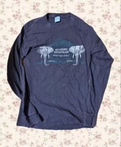 Port & Company 長袖Tシャツ 象プリント 2017-2018のサムネイル