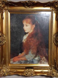 ルノワール 可愛いイレーヌ嬢 銀座トップアート 美術品 複製画 ダンヴェルス嬢 ルノワール 可愛いイレーヌ嬢 銀座トップアート 美術品 複製画