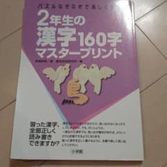 2年生の漢字160字マスタープリント : パズルなぞなぞで楽しく学習のサムネイル
