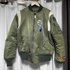 STUSSY × ALPHA × fragment 25周年記念MA-1 - メルカリ