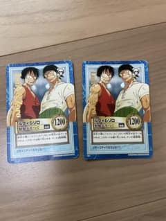 T*N様 ワンピース カードダス ルフィ＆ゾロ 2枚セット - メルカリ