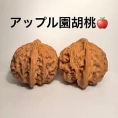 美品】遊びクルミ文玩胡桃・苹果園アップルエン39mm・経年変化・天然