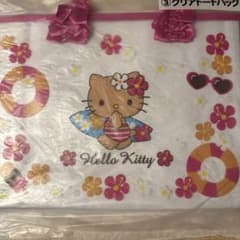 ハローキティ 日焼けキティ クリアトートバッグのサムネイル