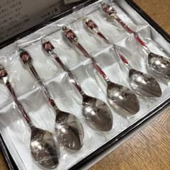 fantasia 金または銀メッキ スプーン 6本セット昭和レトロ - メルカリ