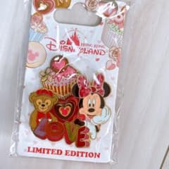 香港ディズニー ミニーちゃん ピンバッジのサムネイル