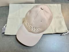LOEWE キャップ キャンバス ブラッシュ ベースボールキャップ Sサイズ 