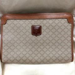 CELINE オールドセリーヌ マカダム柄 ポーチ クラッチ M06 - メルカリ