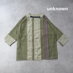 USED / ハンドメイド プルオーバー シャツ ブラウス M 大正 昭和 