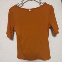 GU リブボートネックT Lのサムネイル