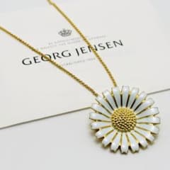 なんとむ様GEORG JENSEN デイジー ブローチ ペンダント ネックレス 