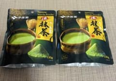 伊藤園 お〜いお茶 濃抹茶 130g 2袋　国産抹茶100%のサムネイル