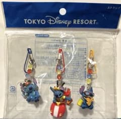 未開封】東京ディズニーリゾート スティッチ ストラップ 3個セット