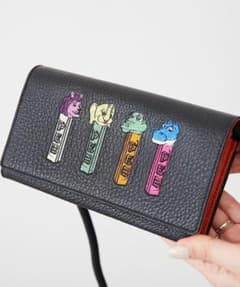 PEZ×ear　刺繍ウォレットショルダーバッグ　長財布のサムネイル