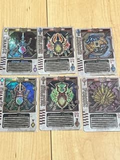 仮面ライダー剣　ラウズカード6種のサムネイル
