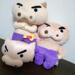 【新品未使用品】3点 クレしん ぬいぐるみ ぶりぶりざえもんだゾ