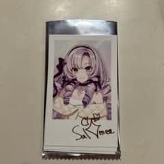 壱百満天原サロメ 6周年チェキ風カード サイン入り - メルカリ