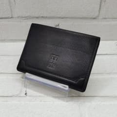​【極美品】DAKS ダックス カードケース 名刺入れ 本革 レザー ブラック黒のサムネイル