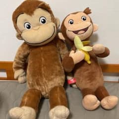 おさるのジョージ ぬいぐるみ 2体のサムネイル