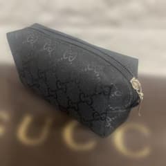 ノベルティ】新品未使用GG柄 化粧ポーチ ブラック - メルカリ