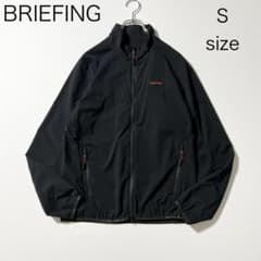 3517【美品】ブリーフィング ジップアップジャケット バックロゴ 黒 S 3517【美品】ブリーフィング ジップアップジャケット バックロゴ 黒 S