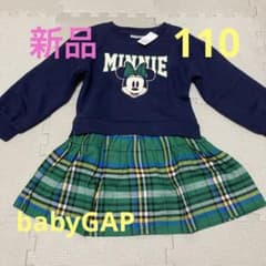 babyGAP 2in1 ワンピース　ミニー　ディズニー　110のサムネイル