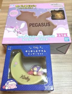 【新品】たべっ子どうぶつ(ペガサス)ルームライト、カービィゆらゆらセンサーライト