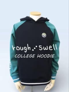 ラフアンドスウェル COLLEGE HOODIE EMERALD M - メルカリ