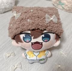 にじまるっと ぬい服 ぬい帽子 にじさんじ ブラウン パール リボン - 5