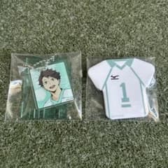 ハイキュー!! 及川徹 極楽湯アクリルキーホルダー 缶バッジのサムネイル