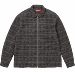 supreme Bouclé Zip Up Shirt S - メルカリ