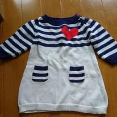 【値下げしました】OLD NAVY  ベビー ワンピース 60のサムネイル