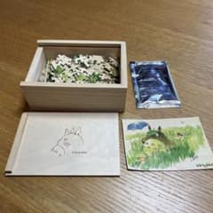となりのトトロ ジグソーパズル 木製ボックス付き - メルカリ