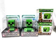 マインクラフト 　マイクラ　シリコンライト　ゆらゆらソーラークリーパー　4点