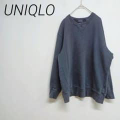 UNIQLO Black Crew Neck Sweatshirt, Size XL, Stretchy ☆3114