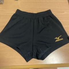 Mizuno バレーボール パンツ ブラック×ゴールド　Mサイズのサムネイル