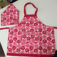 CCSTYLE 花柄エプロンと三角巾セットのサムネイル