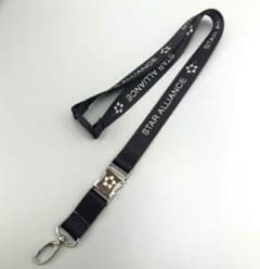 スターアライアンスSTAR ALLIANCE ネックストラップ黒IDホルダー新品のサムネイル