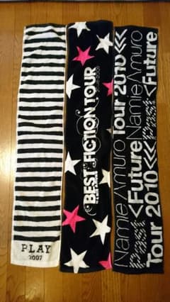 専用です。値下げしました。３枚セット 安室奈美恵ツアータオルのサムネイル