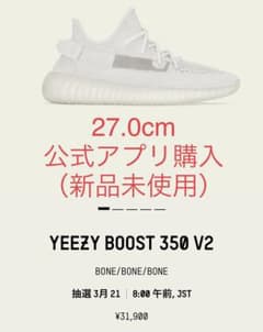【dagmond22 様専用】 YEEZY BOOST 350 V2 BONEのサムネイル