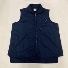 ポストオーバーオールズ E-Z CRUZ 中綿ベスト ネイビーカラー - メルカリ