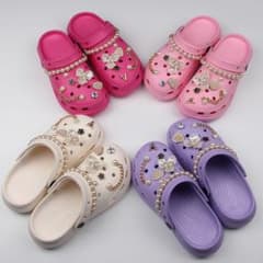 JBZ-001 crocs クロックス ジビッツ キラキラ パーツ デコ 韓国c